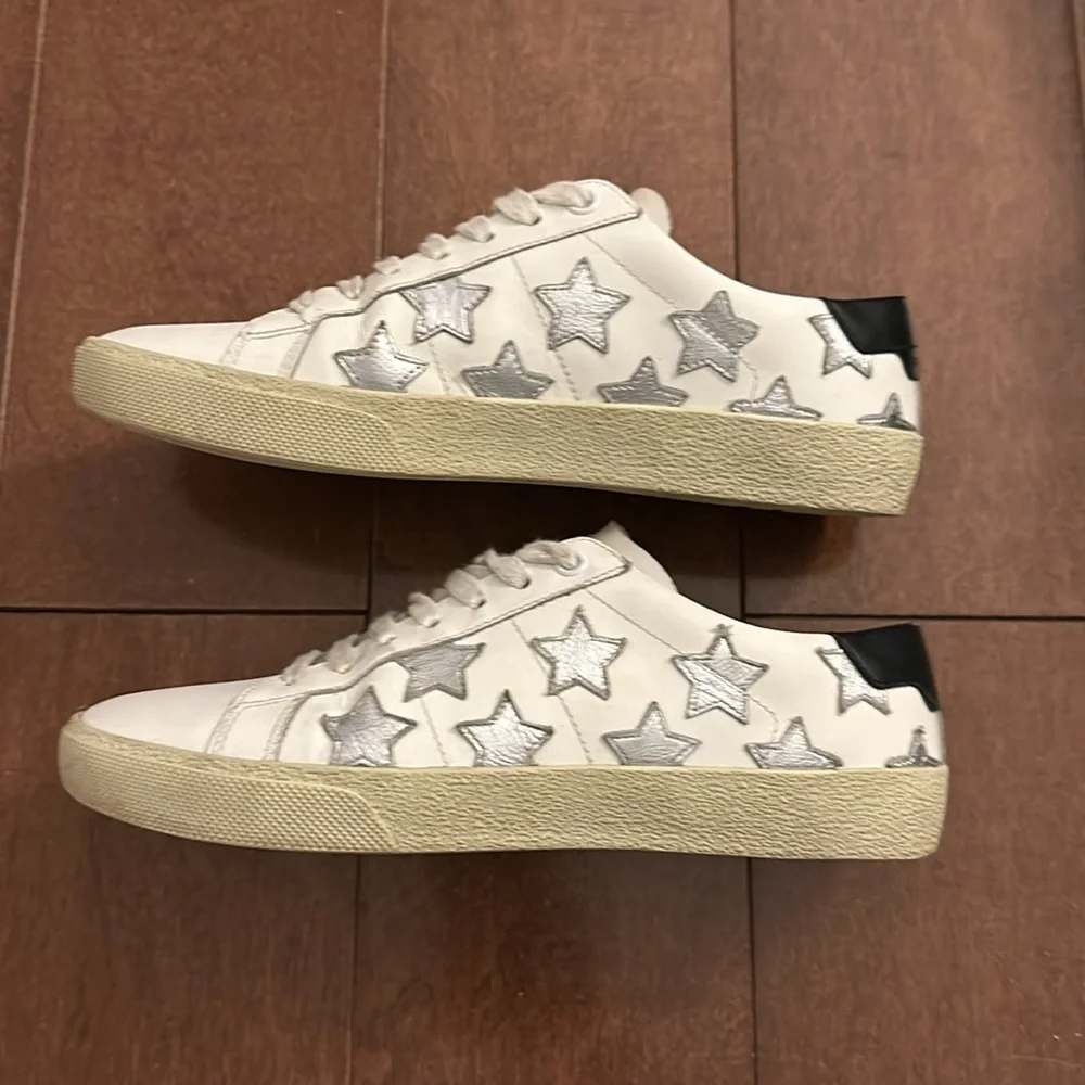 YSL  Court Metallic Star sneakers - Picture 6 of 11